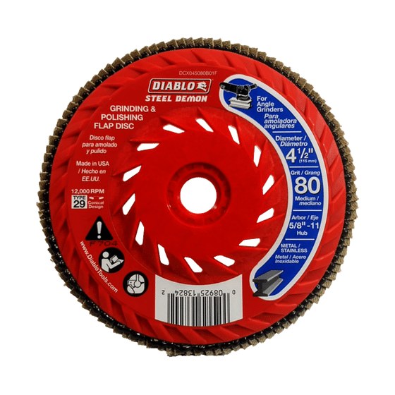 4-1/2" Steel Demon™ Flap Disc for Metal with Speed Hub