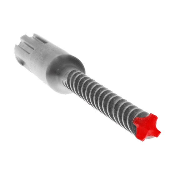 3/8" x 8" x 13" Rebar Demon™ SDS-Max 4-Cutter Full Carbide Head Hammer Drill Bit