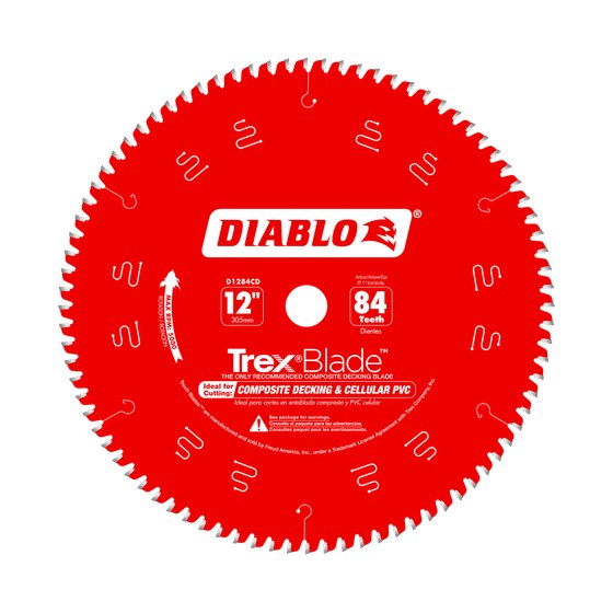 12" x 84-Teeth TrexBlade™ Saw Blade for Composites and Plastic