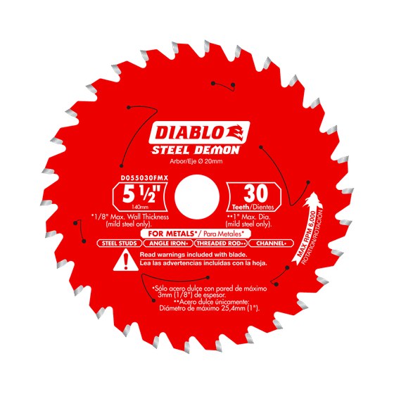 5-1/2" x 30-Teeth Steel Demon™ Saw Blade for Medium Metal