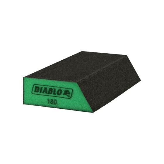 5" x 3" x 1" 180-Grit Corner Contact Sanding Sponges (4-pk)