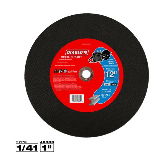 12" Metal Cut-Off Disc