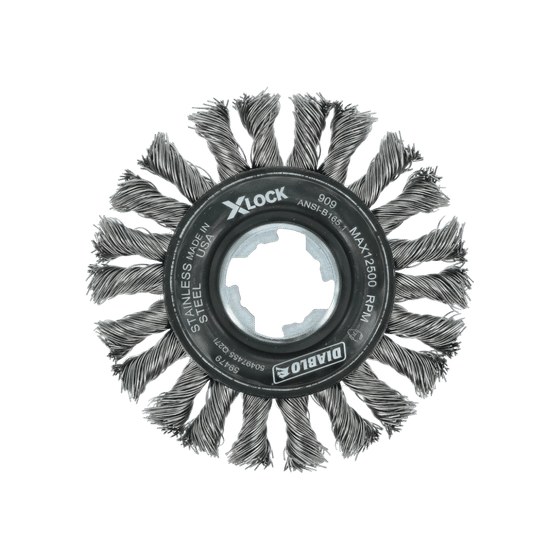 4" X-LOCK Stainless Steel Full Cable Twist Wheel