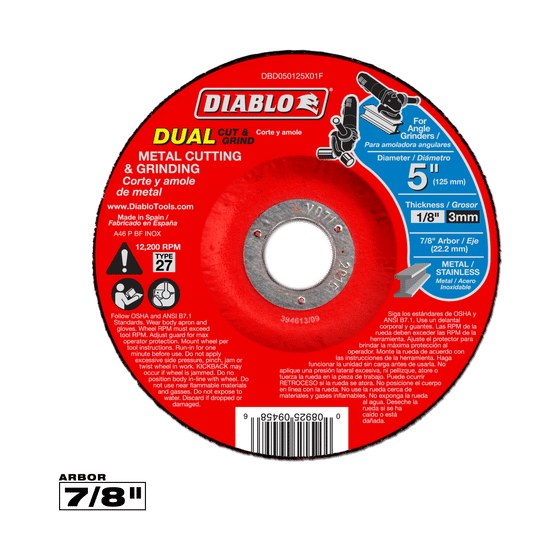 5" Type 27 Metal Cut & Grind Disc