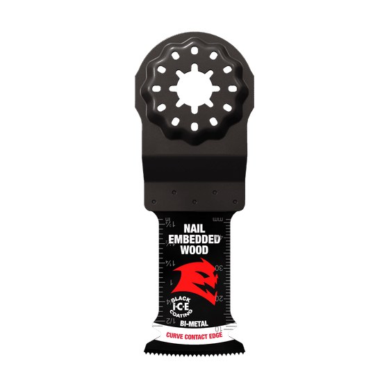 1-1/4" Demo Demon™ Starlock Bi-Metal Oscillating Blades for Nail-Embedded Wood (3-pk)