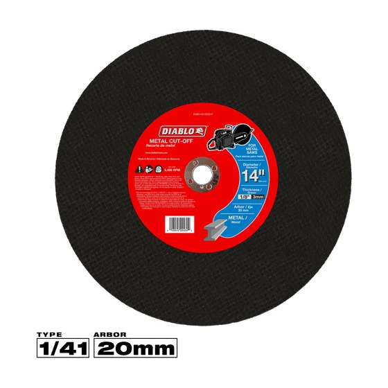14" Metal Cut-Off Disc
