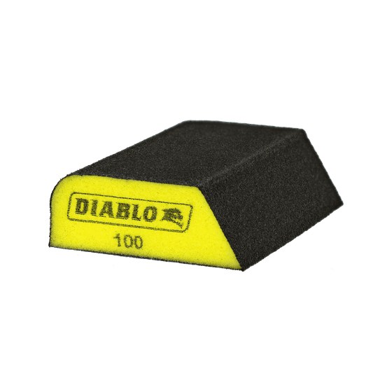 4" x 2-3/4" x 1" 100-Grit Dual-Edge Sanding Sponge