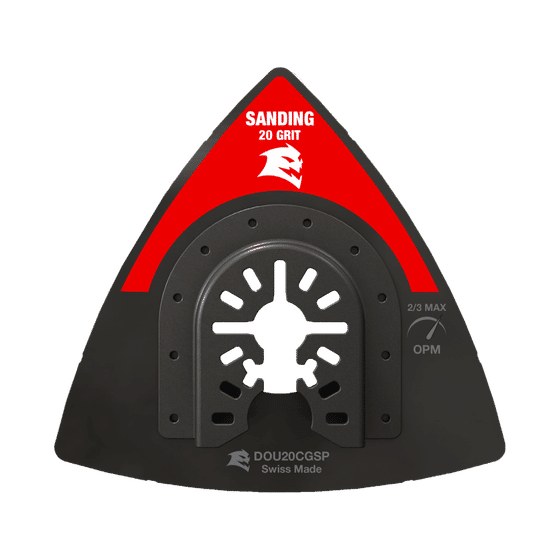 3-1/2" 20-Grit Universal Fit Oscillating Sanding Plate