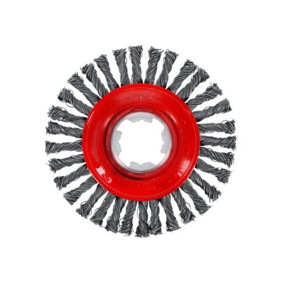 4" X-LOCK Carbon Steel Stringer Bead Twist Wheel
