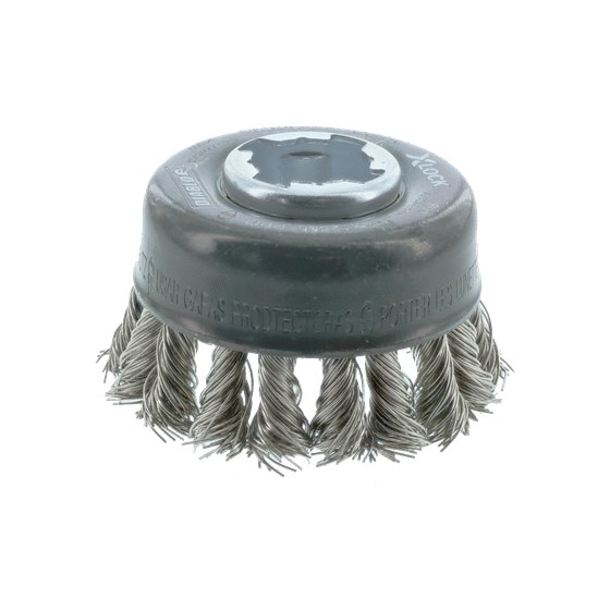 2-3/4" X-LOCK Stainless Steel Knot Cup Brush