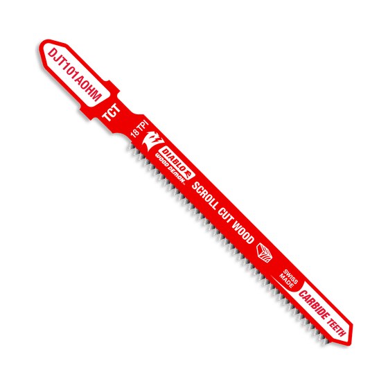 3-1/4" 18TPI Wood Demon™ Carbide Teeth Jig Saw Blade for Scroll Cuts in Wood