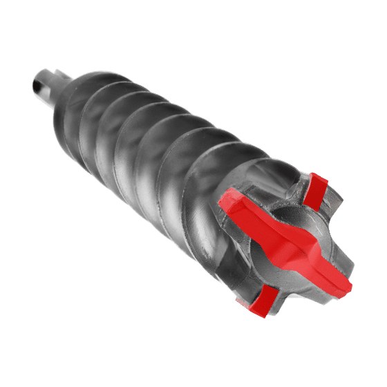 1-1/2" x 16" x 21" Rebar Demon™ SDS-Max 4-Cutter Carbide-Tipped Hammer Drill Bit