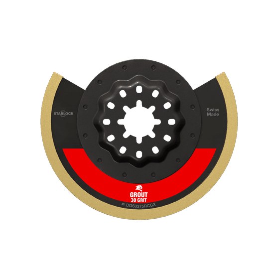 3-3/8" Starlock Carbide Grit Oscillating Blade for Grout