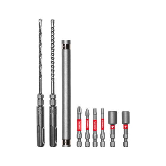 9pc Rebar Demon™ Concrete Anchor Drive Installation Set (9-pc)