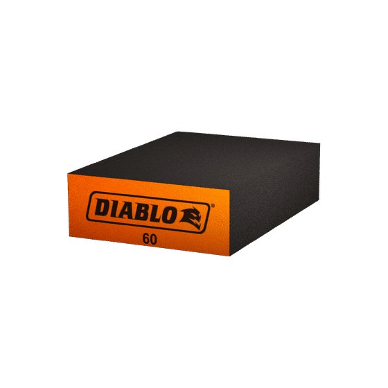 4-1/2" x 2-3/4" x 1" 60-Grit Flat Edge Sanding Sponges