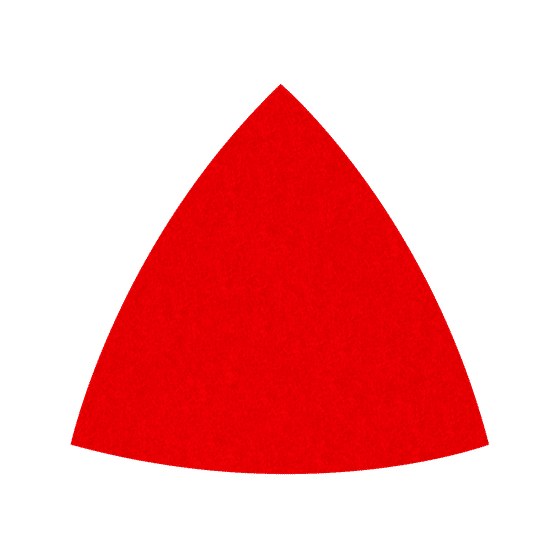 3-1/8" 80-Grit Hook & Lock™ Triangular Detail Sanding Sheets (10-pk)