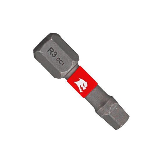 1" #3 Square Drive Bits (2-pk)