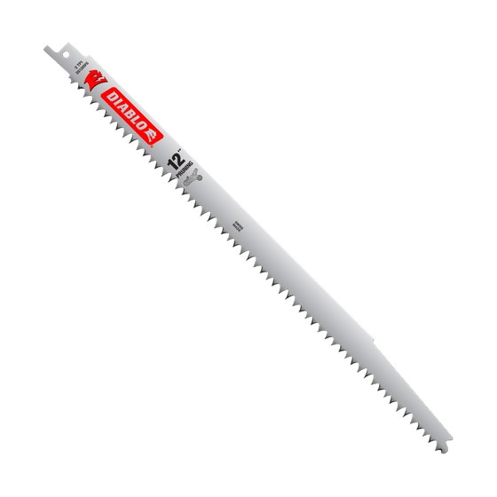12" 5TPI Fleam Ground Reciprocating Saw Blade for Pruning