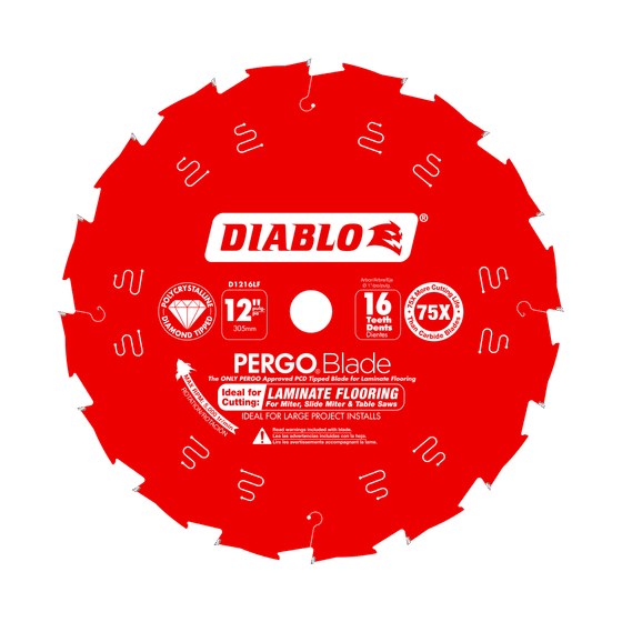 12" x 16-Teeth PergoBlade™ Saw Blade for Laminate and Wood Flooring