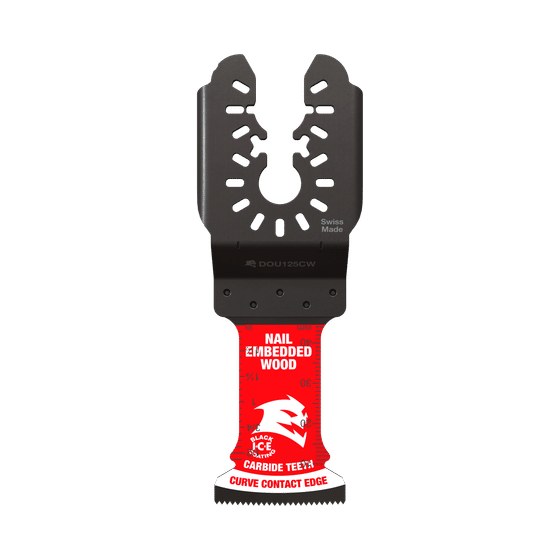 1-1/4" AMPED™ Demo Demon™ Carbide Teeth Oscillating Blade for Nail-Embedded Wood