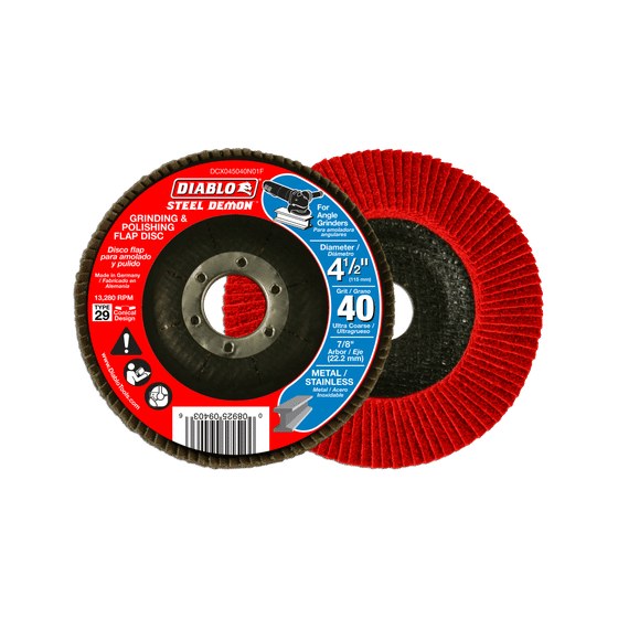 4-1/2" Steel Demon™ Flap Disc 40 Grit - Type 29