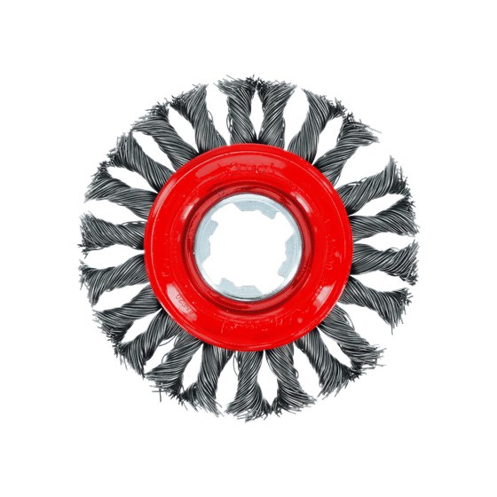 4" X-LOCK Carbon Steel Full Cable Twist Wheel