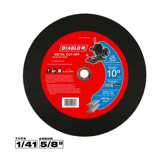 10" Metal Cut-Off Disc