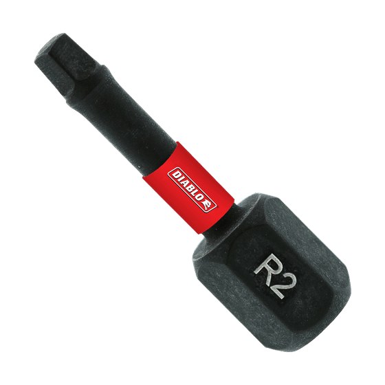 1" #2 Square Drive Bits (100-pk)